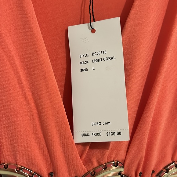 BCBG Max Azria Butterfly belted blouse - Picture 4 of 7